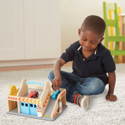 MELISSA & DOUG-SERVICE STATION PARKING GARAGE - BUYFRIENDLY