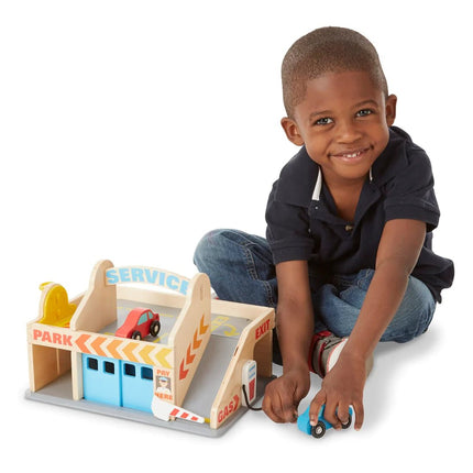 MELISSA & DOUG-SERVICE STATION PARKING GARAGE - BUYFRIENDLY