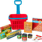 Pretend Shopping - Fill & Roll Grocery Basket Play Set - BUYFRIENDLY