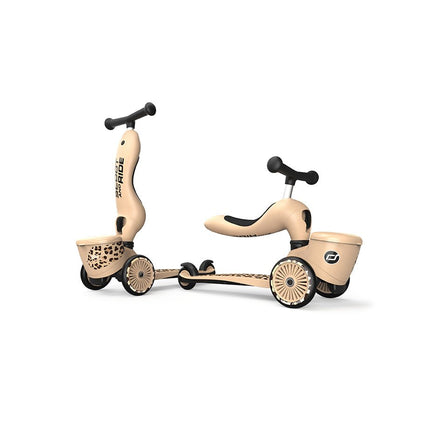 Scoot and Ride HIGHWAYKICK1 LS-LEOPARD - BUYFRIENDLY