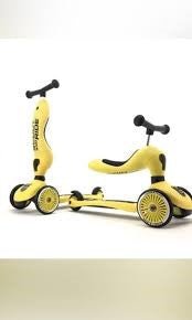 Scoot and Ride Highwaykick3 平衡滑步車 LED輪 (Lemon) - BUYFRIENDLY