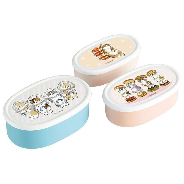 Skater 食物盒可愛 3 件套 Mofusand (SRS3SAG-618987) - BUYFRIENDLY