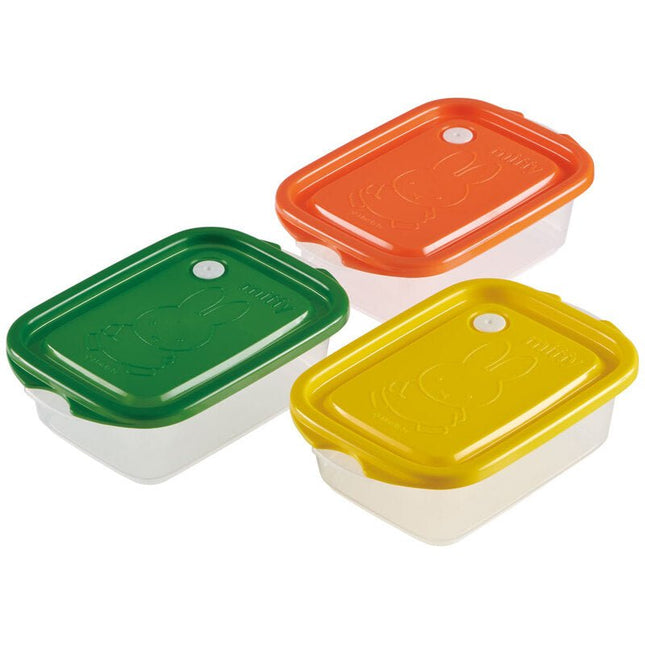 SKATER 抗菌食物盒 500ml 3 件 MIFFY (FCN2RAG-597459) - BUYFRIENDLY