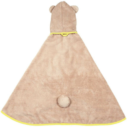 SKATER 連帽浴披嬰兒吸水浴巾吸水 BEAR (BPO1-587771) - BUYFRIENDLY