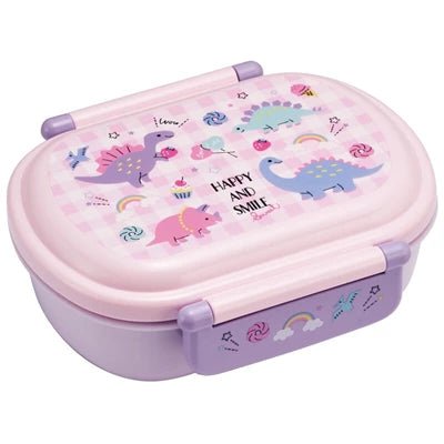 SKATER 抗菌洗碗機兼容蓬鬆蓋子密封午餐盒橢圓形 HAPPY AND SMILE RAINBOW (QAF2BAAG-646317) - BUYFRIENDLY