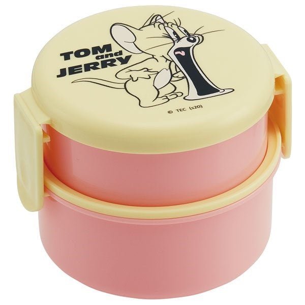 SKATER ROUND LUNCH BOX 2 SHELVES TOTAL CAPACITY:500 ML TOM AND JERRY(ONWR1_533860) - BUYFRIENDLY