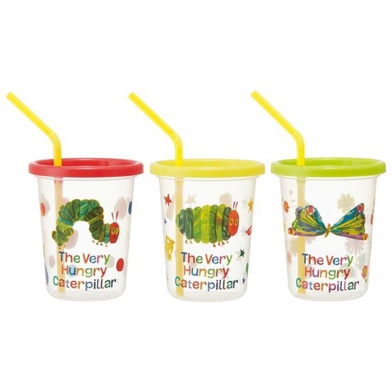 SKATER TUMBLER W/STRAW 3P-THE VERY HUNGRY CATERPLLAR(SIH3ST-390982) - BUYFRIENDLY