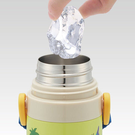 SKATER水壺兒童直飲一鍵式不鏽鋼2WAY保溫瓶 DINOSAURS(SKDC4-624513) - BUYFRIENDLY