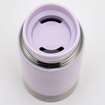 SKATERM一觸式不鏽鋼保溫瓶 350ml 淡紫色 (SMBC4B-593611) - BUYFRIENDLY