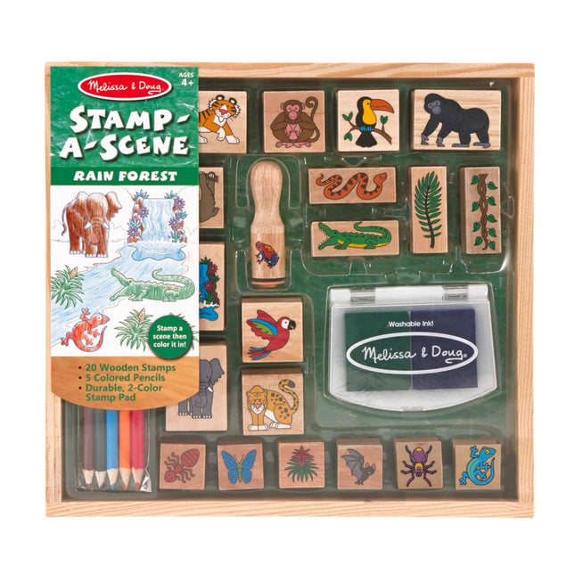 Stamp Set - Stamp-a-Scene: Rain Forest - BUYFRIENDLY