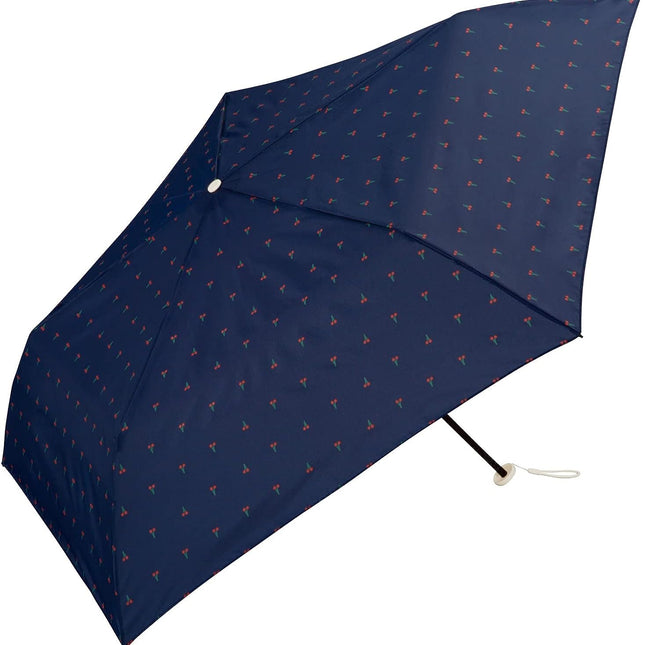 WPC Air-Light Umberlla Cherry mini 115g輕量摺雨傘/短遮/縮骨遮 AL02-024-NV Size 55cm (WPC59-AL02-NV024) - BUYFRIENDLY