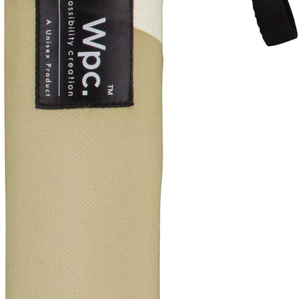 WPC 抗UV情侶伸縮雨傘 UX004-933 米色/白色 55cm (WPC60-UX004-BE/OF) - BUYFRIENDLY