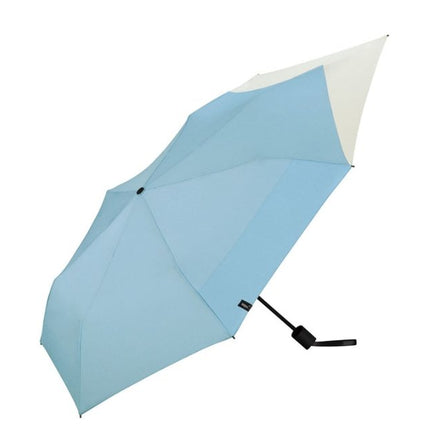 WPC 抗UV情侶伸縮雨傘 UX004-954 藍色/白色 55cm (WPC60-UX004-BL/OF) - BUYFRIENDLY