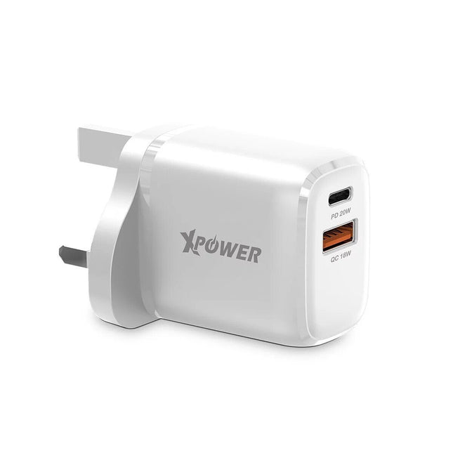 XPower A2008 20W PD/QC 充電器(WHITE) - BUYFRIENDLY
