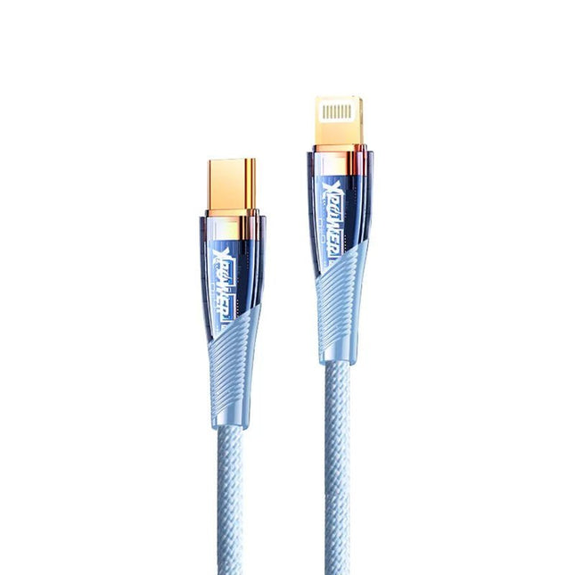 XPOWER TPCL 1.2M 60W TYPE-C TO LIGHTNING SYNC AND CHARGE CABLE(BLUE) - BUYFRIENDLY
