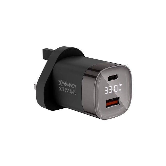 XPower WC33B 33W PD 3.0/PPS/QC迷你充電器(BLACK) - BUYFRIENDLY